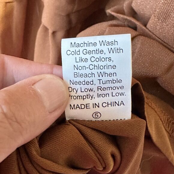 Rustty Dustty Dress Women's XL Burnt Orange Cottagecore Western Boho NWT - Picture 15 of 15